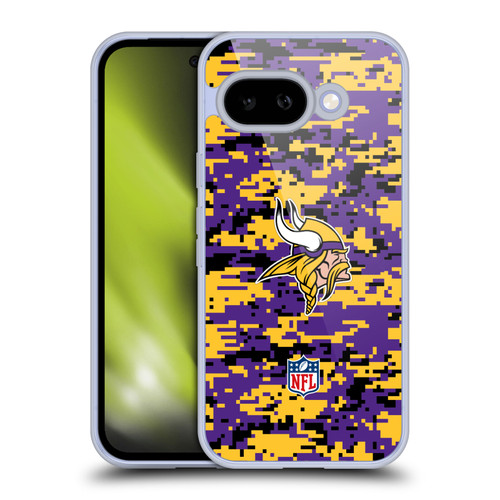 NFL Minnesota Vikings Graphics Digital Camouflage Soft Gel Case for Google Pixel 9A