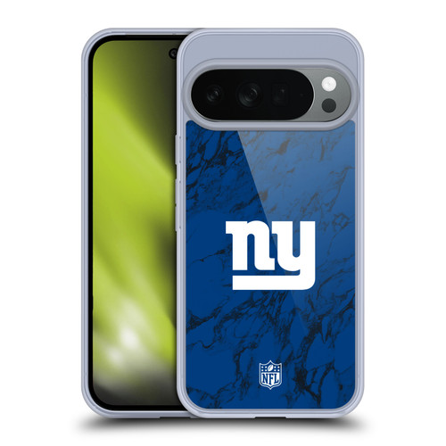 NFL New York Giants Graphics Coloured Marble Soft Gel Case for Google Pixel 10