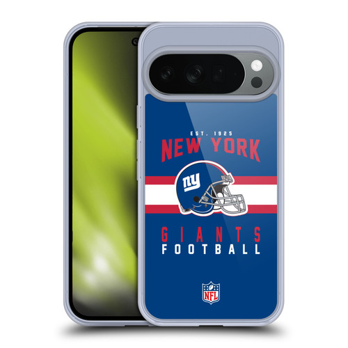 NFL New York Giants Graphics Helmet Typography Soft Gel Case for Google Pixel 10
