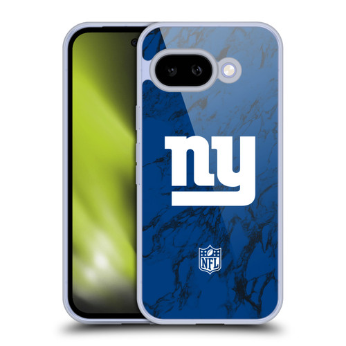 NFL New York Giants Graphics Coloured Marble Soft Gel Case for Google Pixel 9A