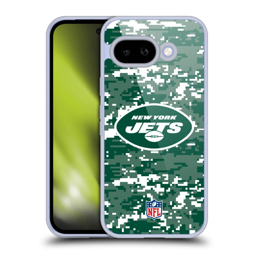 NFL New York Jets Graphics Digital Camouflage Soft Gel Case for Google Pixel 9A