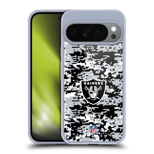 NFL Las Vegas Raiders Graphics Digital Camouflage Soft Gel Case for Google Pixel 10