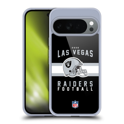 NFL Las Vegas Raiders Graphics Helmet Typography Soft Gel Case for Google Pixel 10
