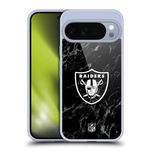 NFL Las Vegas Raiders Graphics Coloured Marble Soft Gel Case for Google Pixel 10 Pro XL