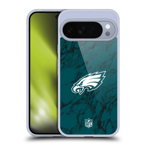 NFL Philadelphia Eagles Graphics Coloured Marble Soft Gel Case for Google Pixel 10 Pro XL