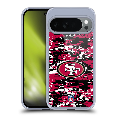 NFL San Francisco 49ers Graphics Digital Camouflage Soft Gel Case for Google Pixel 10