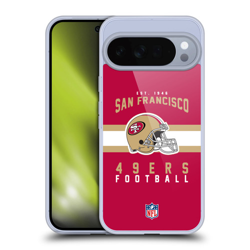 NFL San Francisco 49ers Graphics Helmet Typography Soft Gel Case for Google Pixel 10 Pro XL