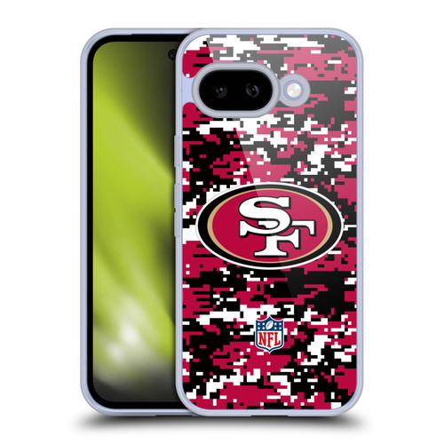 NFL San Francisco 49ers Graphics Digital Camouflage Soft Gel Case for Google Pixel 9A