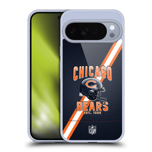 NFL Chicago Bears Logo Art Football Stripes Soft Gel Case for Google Pixel 10 Pro XL