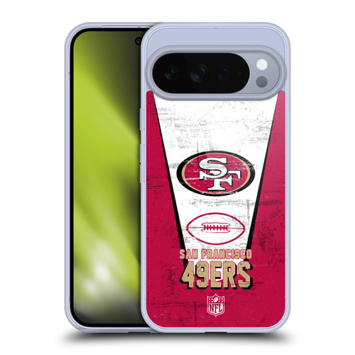 NFL San Francisco 49ers Logo Art Banner Soft Gel Case for Google Pixel 10 Pro XL