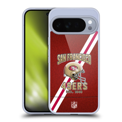 NFL San Francisco 49ers Logo Art Football Stripes Soft Gel Case for Google Pixel 10 Pro XL