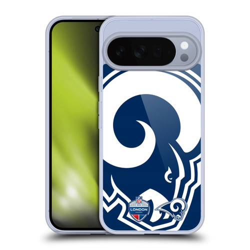 NFL 2019 London Games Oversized Rams Soft Gel Case for Google Pixel 10 Pro XL