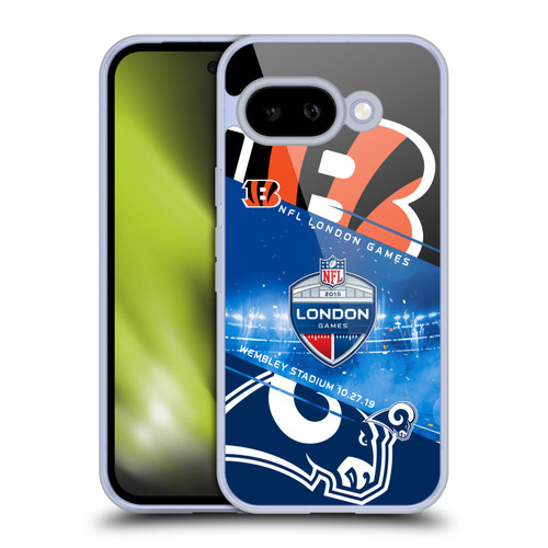 NFL 2019 London Games Bengals VS. Rams Soft Gel Case for Google Pixel 9A