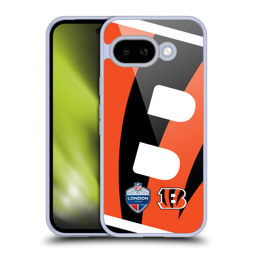 NFL 2019 London Games Oversized Bengals Soft Gel Case for Google Pixel 9A