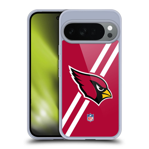 NFL Arizona Cardinals Logo Stripes Soft Gel Case for Google Pixel 10
