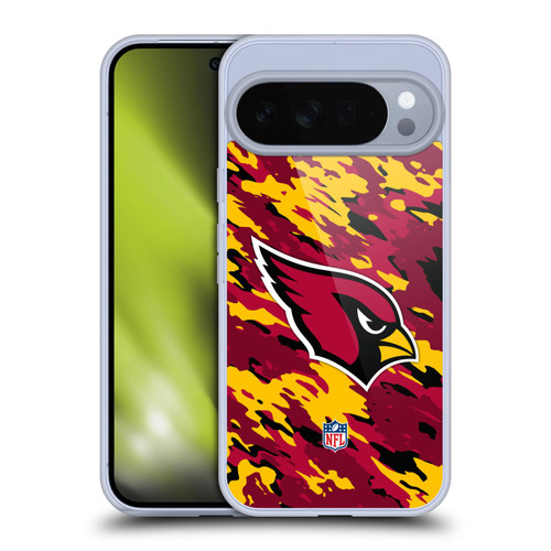 NFL Arizona Cardinals Logo Camou Soft Gel Case for Google Pixel 10 Pro XL