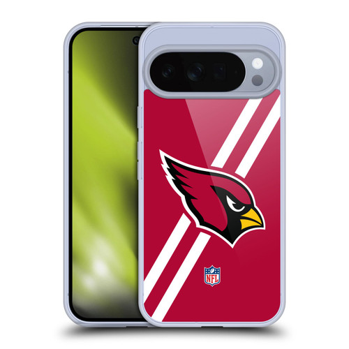 NFL Arizona Cardinals Logo Stripes Soft Gel Case for Google Pixel 10 Pro XL