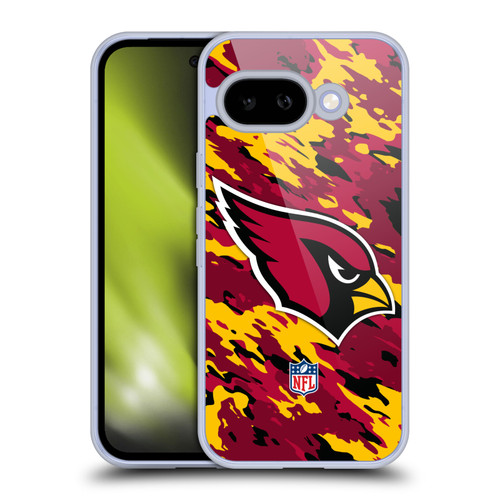 NFL Arizona Cardinals Logo Camou Soft Gel Case for Google Pixel 9A