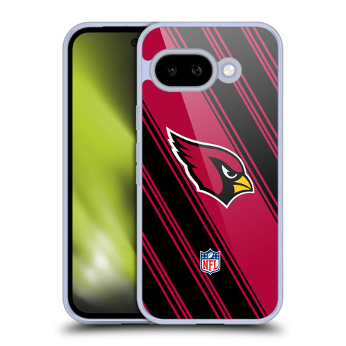 NFL Arizona Cardinals Artwork Stripes Soft Gel Case for Google Pixel 9A