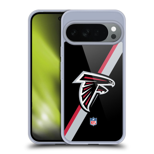 NFL Atlanta Falcons Logo Stripes Soft Gel Case for Google Pixel 10