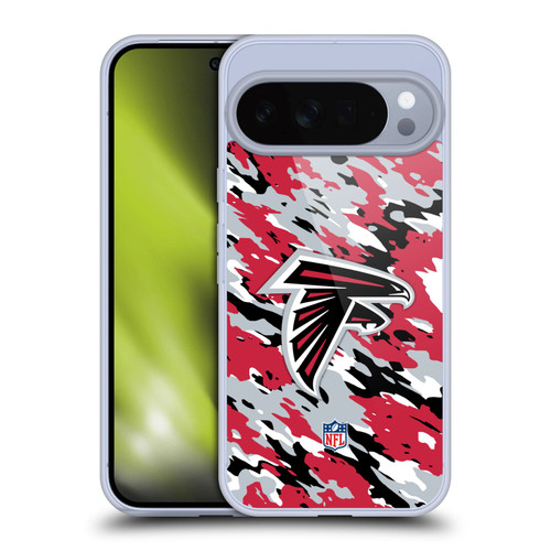 NFL Atlanta Falcons Logo Camou Soft Gel Case for Google Pixel 10 Pro XL