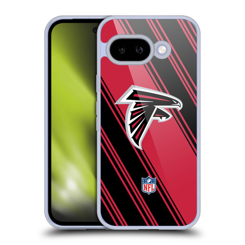 NFL Atlanta Falcons Artwork Stripes Soft Gel Case for Google Pixel 9A