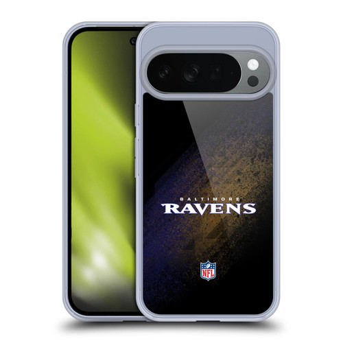 NFL Baltimore Ravens Logo Blur Soft Gel Case for Google Pixel 10