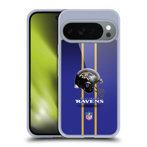 NFL Baltimore Ravens Logo Helmet Soft Gel Case for Google Pixel 10