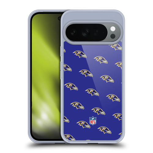 NFL Baltimore Ravens Artwork Patterns Soft Gel Case for Google Pixel 10