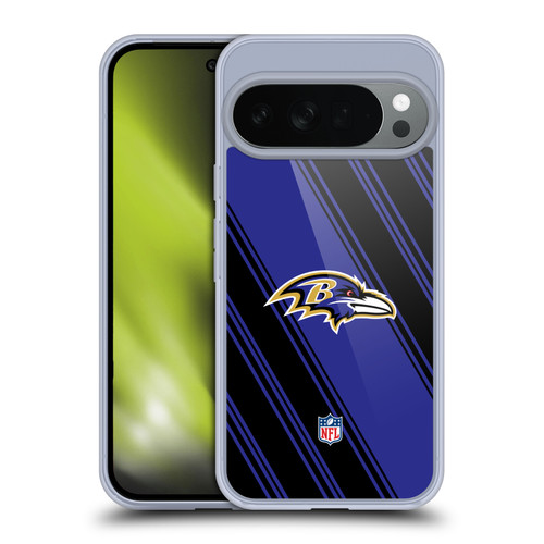 NFL Baltimore Ravens Artwork Stripes Soft Gel Case for Google Pixel 10