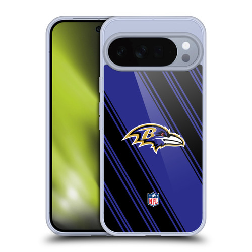 NFL Baltimore Ravens Artwork Stripes Soft Gel Case for Google Pixel 10 Pro XL