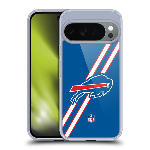 NFL Buffalo Bills Logo Stripes Soft Gel Case for Google Pixel 10