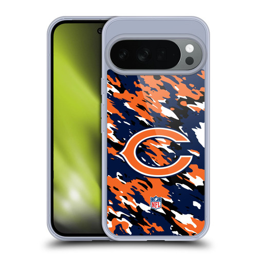 NFL Chicago Bears Logo Camou Soft Gel Case for Google Pixel 10