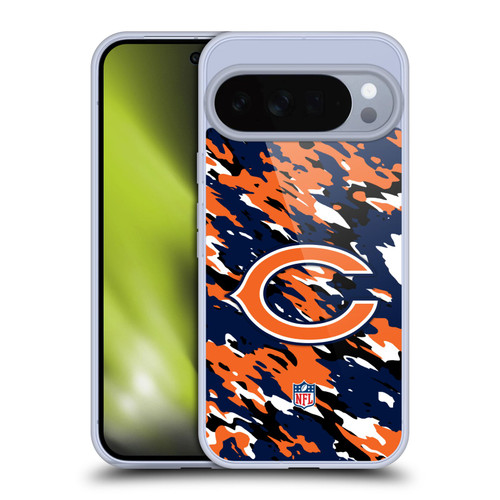 NFL Chicago Bears Logo Camou Soft Gel Case for Google Pixel 10 Pro XL