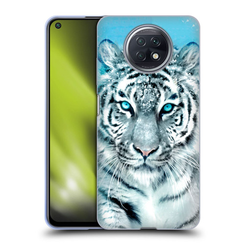 Aimee Stewart Animals White Tiger Soft Gel Case for Xiaomi Redmi Note 9T 5G