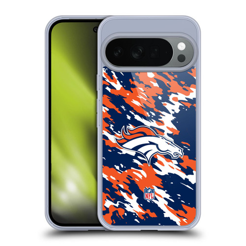 NFL Denver Broncos Logo Camou Soft Gel Case for Google Pixel 10