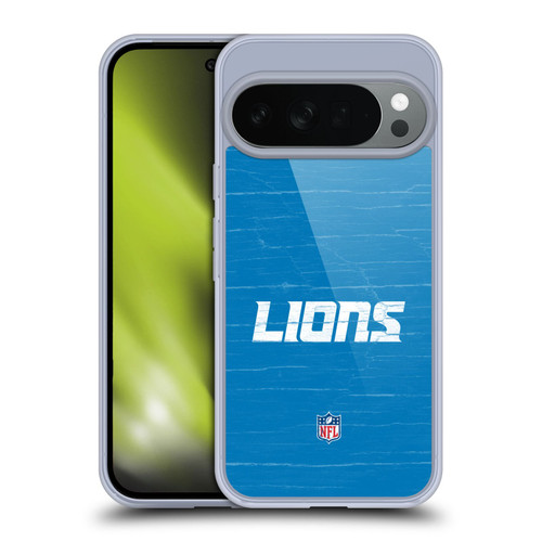 NFL Detroit Lions Logo Distressed Look Soft Gel Case for Google Pixel 10