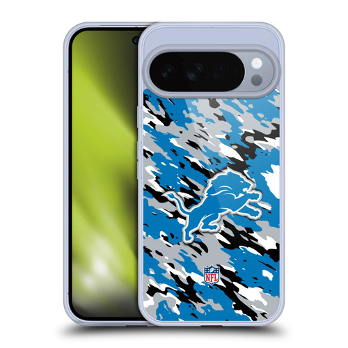 NFL Detroit Lions Logo Camou Soft Gel Case for Google Pixel 10 Pro XL
