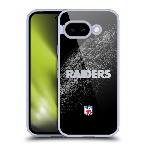 NFL Las Vegas Raiders Logo Blur Soft Gel Case for Google Pixel 9A