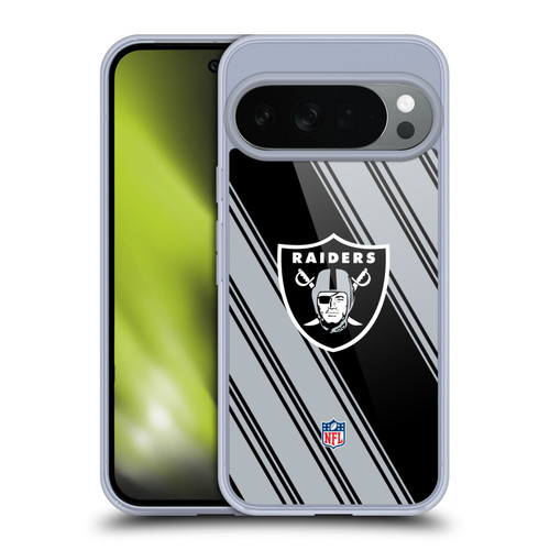 NFL Las Vegas Raiders Artwork Stripes Soft Gel Case for Google Pixel 10
