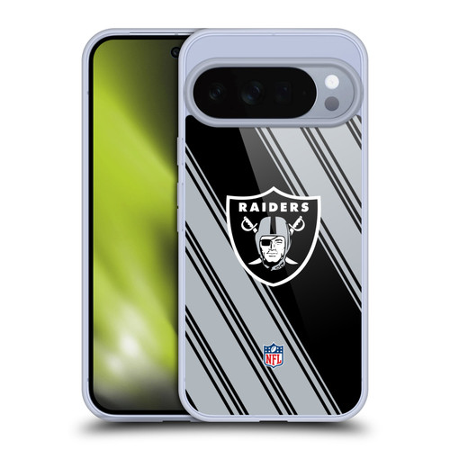 NFL Las Vegas Raiders Artwork Stripes Soft Gel Case for Google Pixel 10 Pro XL