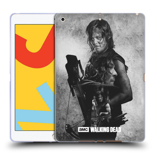 AMC The Walking Dead Double Exposure Daryl Soft Gel Case for Apple iPad 10.2 2019/2020/2021