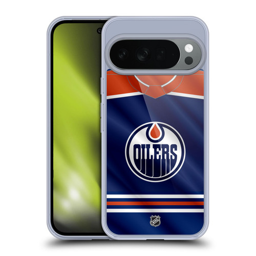 NHL Edmonton Oilers Jersey Soft Gel Case for Google Pixel 10
