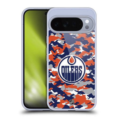NHL Edmonton Oilers Camouflage Soft Gel Case for Google Pixel 10 Pro XL