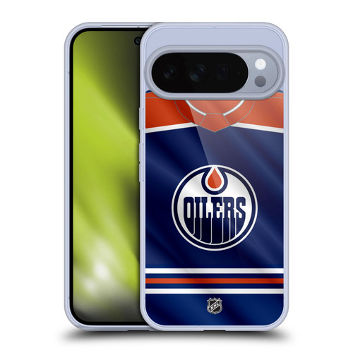 NHL Edmonton Oilers Jersey Soft Gel Case for Google Pixel 10 Pro XL