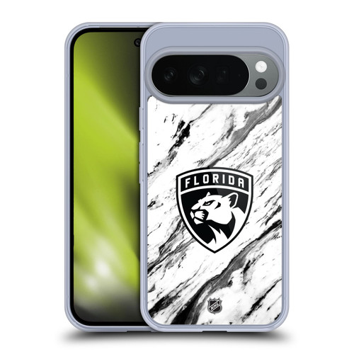 NHL Florida Panthers Marble Soft Gel Case for Google Pixel 10