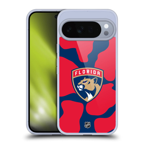 NHL Florida Panthers Cow Pattern Soft Gel Case for Google Pixel 10 Pro XL
