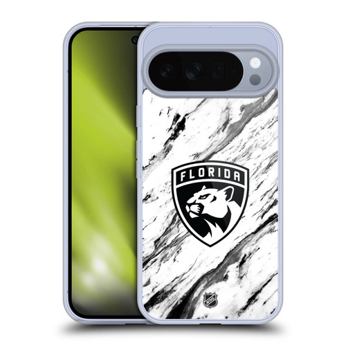 NHL Florida Panthers Marble Soft Gel Case for Google Pixel 10 Pro XL