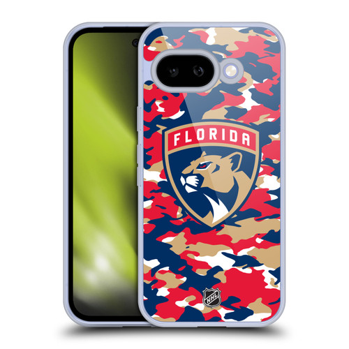 NHL Florida Panthers Camouflage Soft Gel Case for Google Pixel 9A