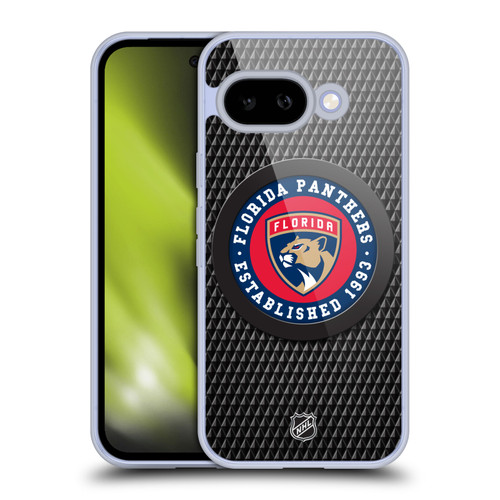 NHL Florida Panthers Puck Texture Soft Gel Case for Google Pixel 9A